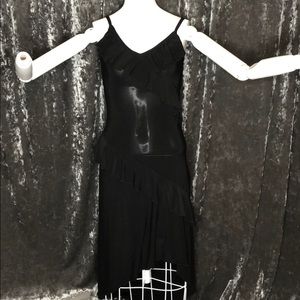 Little black dress flamenco style